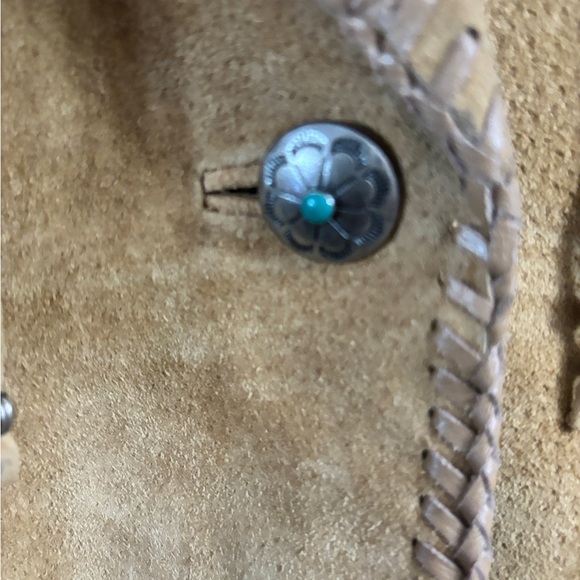 CRIPPLE CREEK FRINGED SUEDE LEATHER JACKET Size XL - Picture 10 of 13